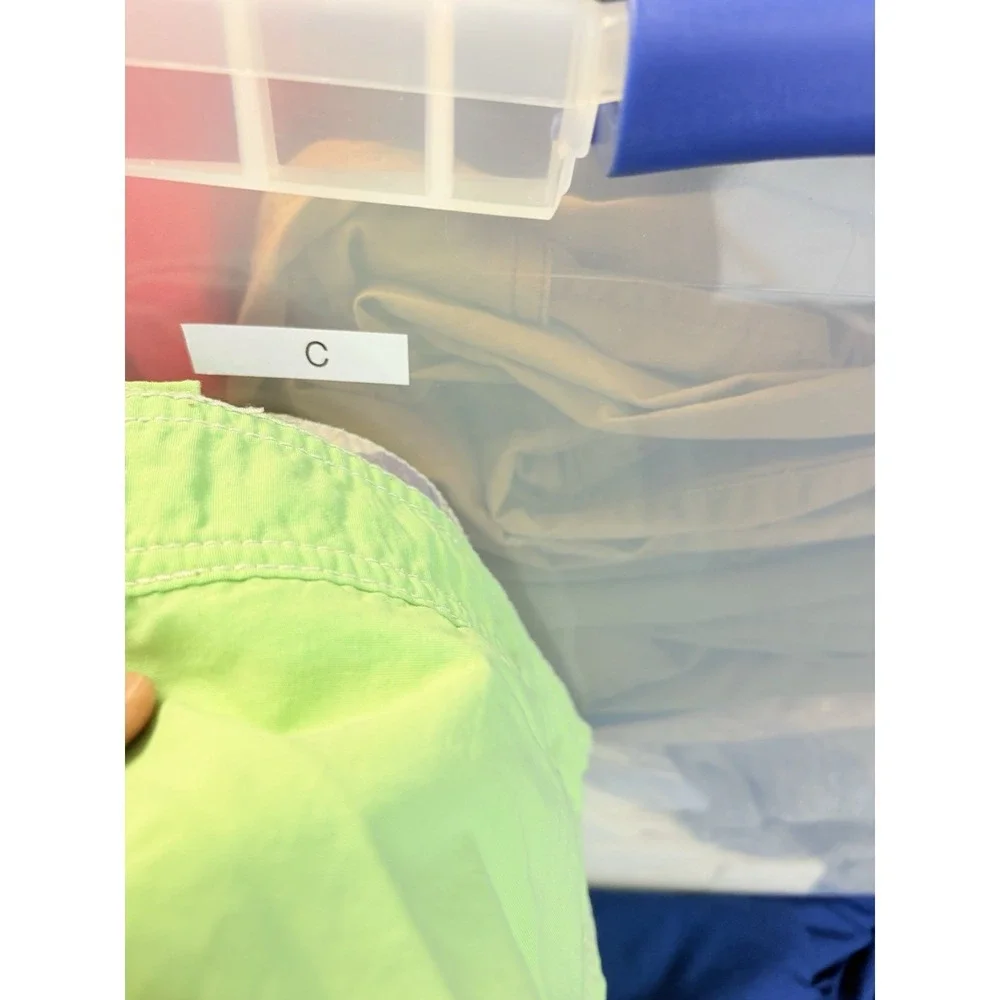 Polo Ralph Lauren‎ Mens Swim Trunks Adult Large Lime Green Mesh Lined Vintage